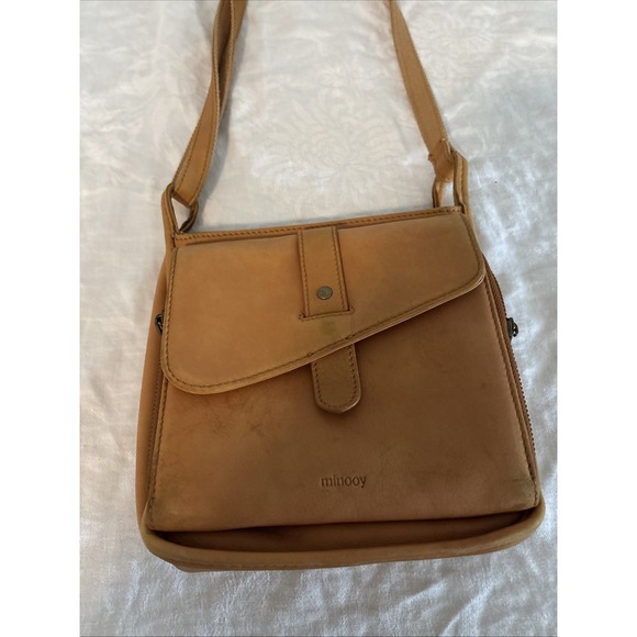 Minnow Handbags - Minnoy Athena Brown Crossbody Purse